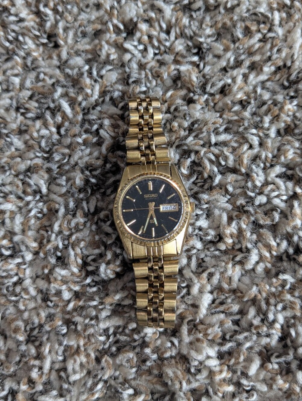 Seiko Gold Chain Wrist Watch